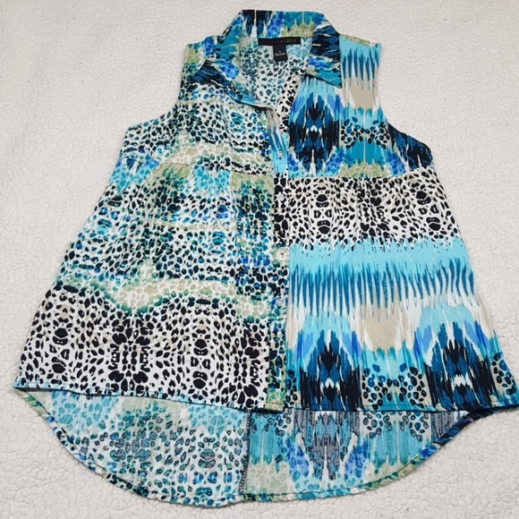 Trixie + Lulu sleeveless tank top size Small - Picture 1 of 4