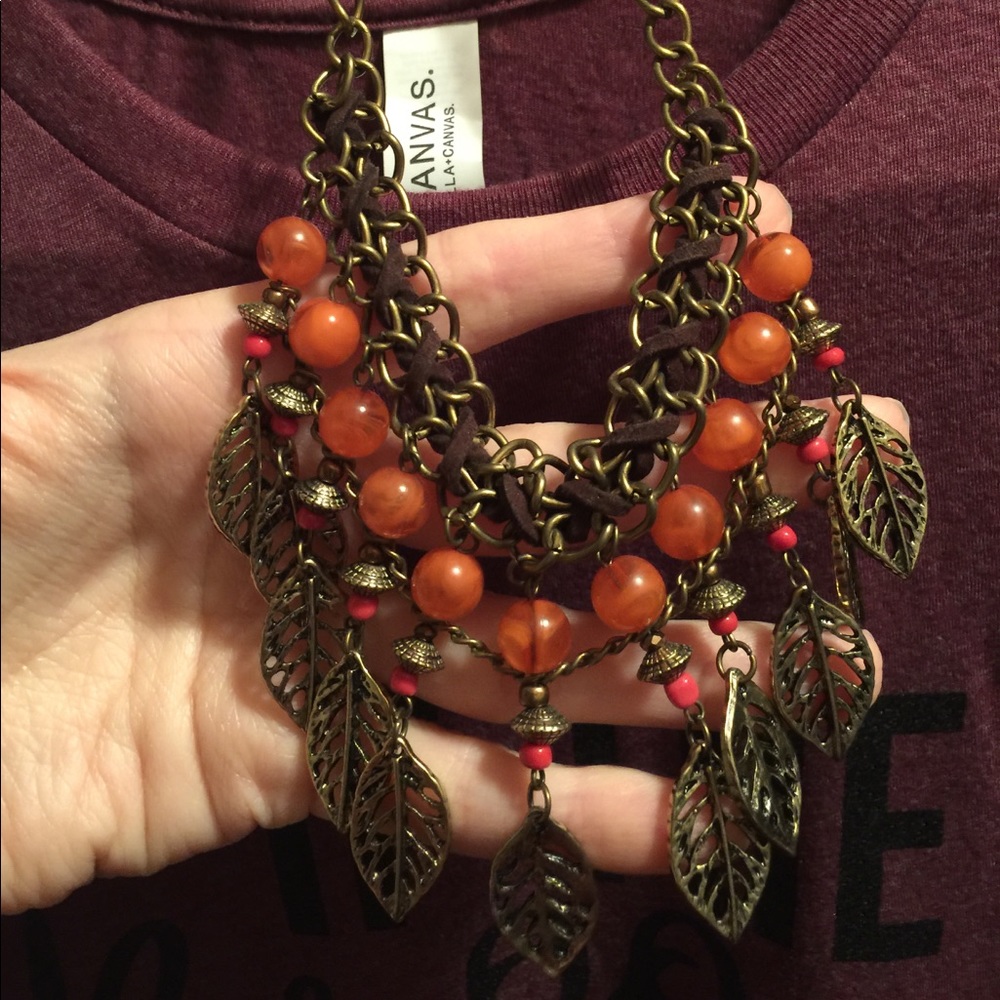 5/$25 Kohls Feather Necklace