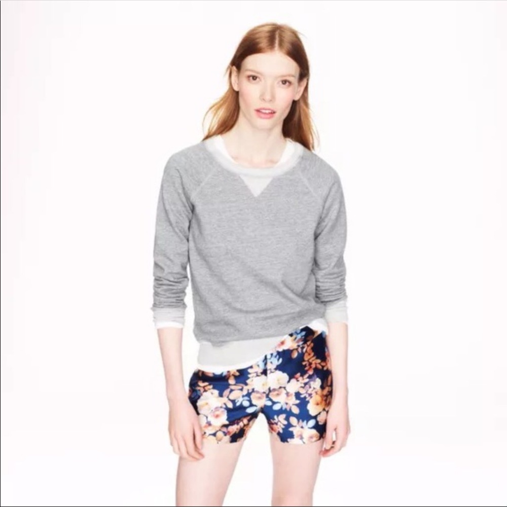 J. Crew Collection Antique Floral Shorts NWOT 00