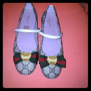 Gucci supreme ballet flat girl shoes