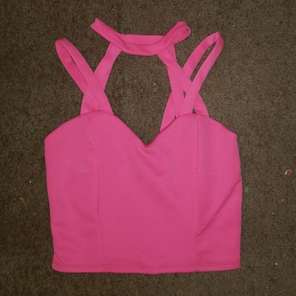 Hot pink Charlotte Russe top!