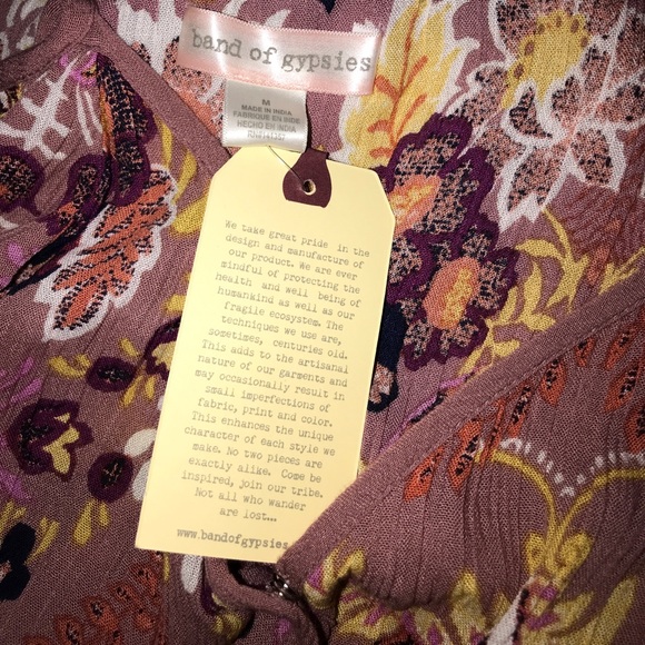 🔻[Band of Gypsies] Cold Shoulder Leaf Romper - Picture 6 of 8