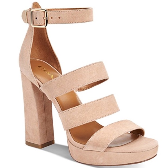 Coach Shoes - Blush platform heels