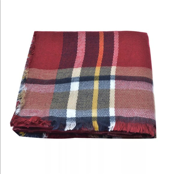 🎁🎁New Plaid Tartan Oversized Blanket Scarf - Picture 5 of 6