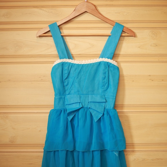 Sweetly Cyan Top - Picture 2 of 4