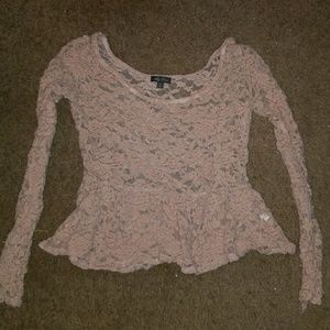 Light pink lace top!
