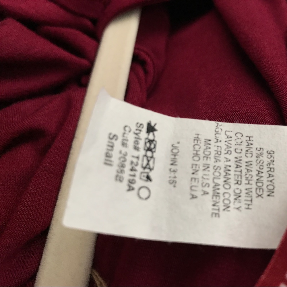 Burgundy Tide Tunic - S, M, L - Picture 6 of 7
