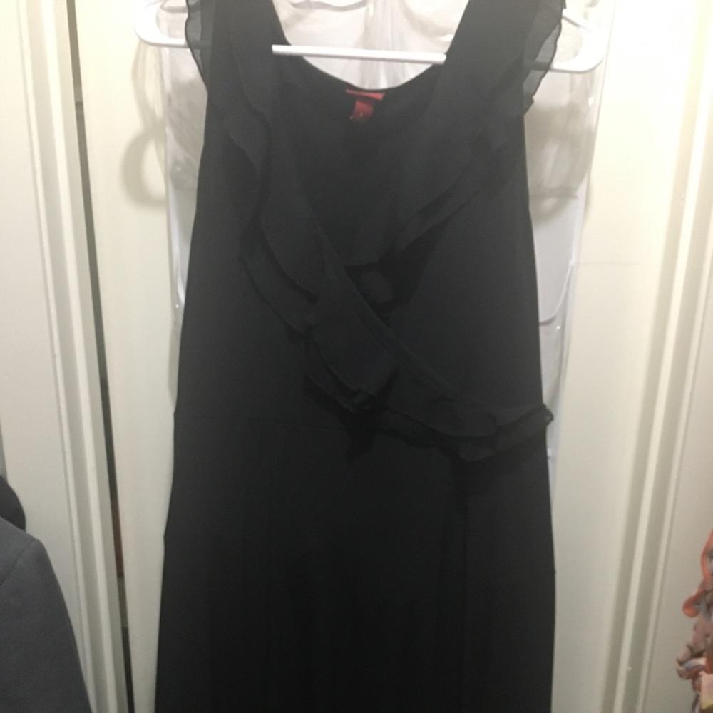 Black Ruffle Dress