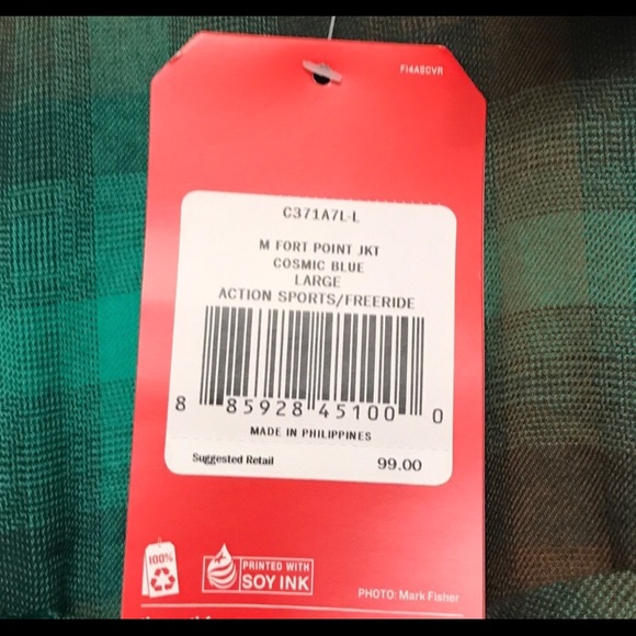 Reversible North Face Raincoat - Picture 3 of 3