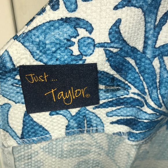 NWT JUST TAYLOR  Floral Sleeveless Sheath Midi Dress - Picture 4 of 8