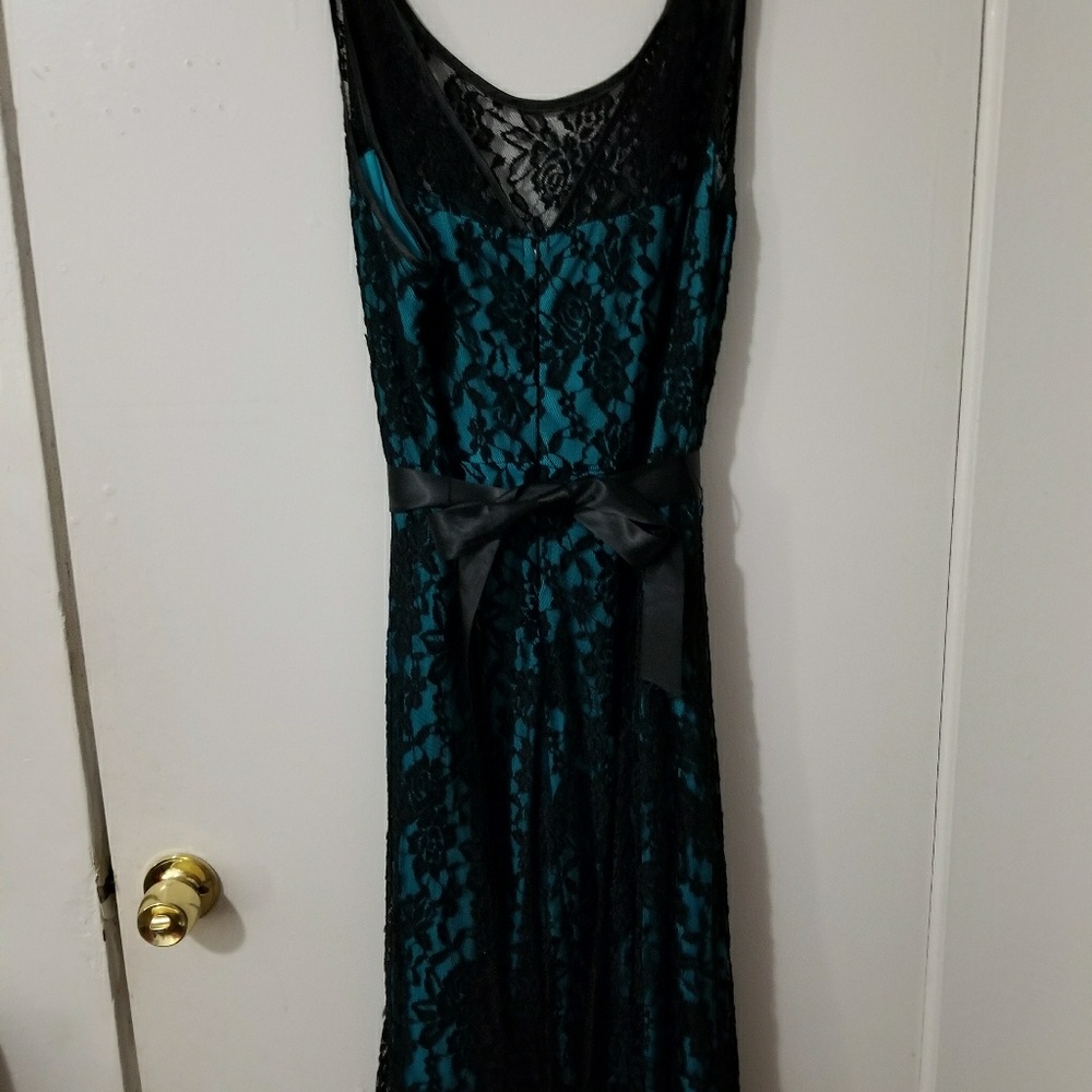 Black/Turquoise dress