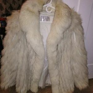 SAGA FURS FOX Sz S Vintage Genuine Fur Coat Jacket