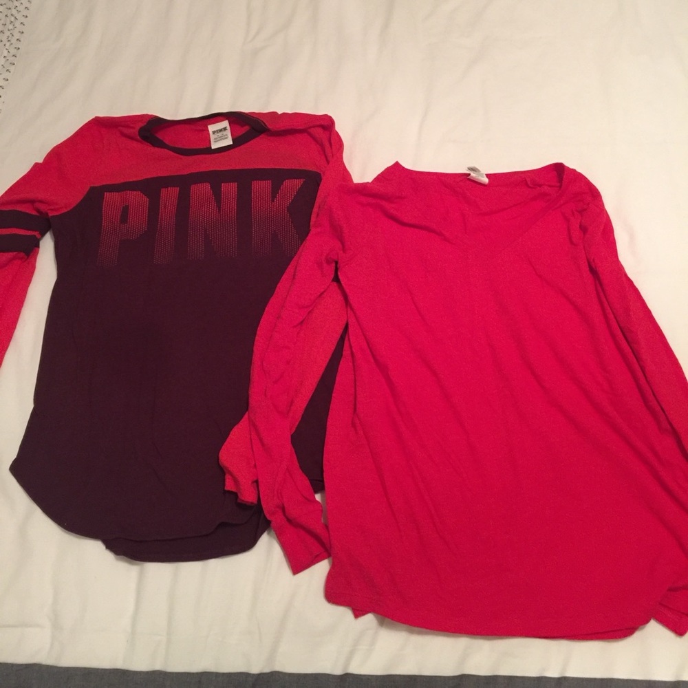 2 long sleeve cotton shirts