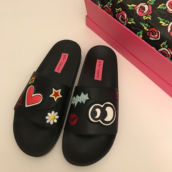 betsey johnson slides