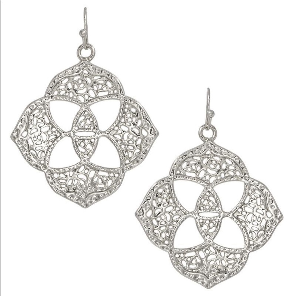 Kendra Scott Silver Dawn Earrings