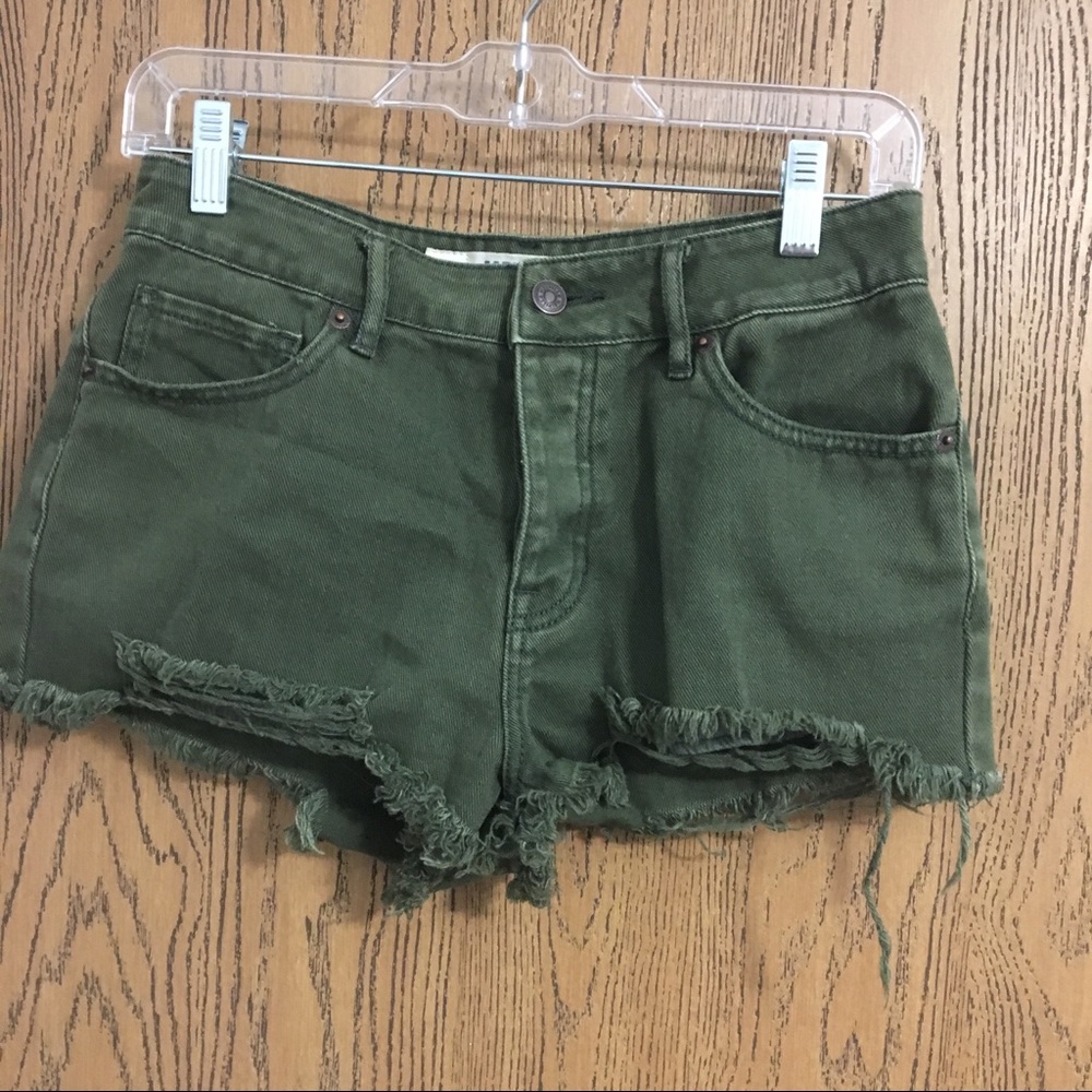 High waisted shorts