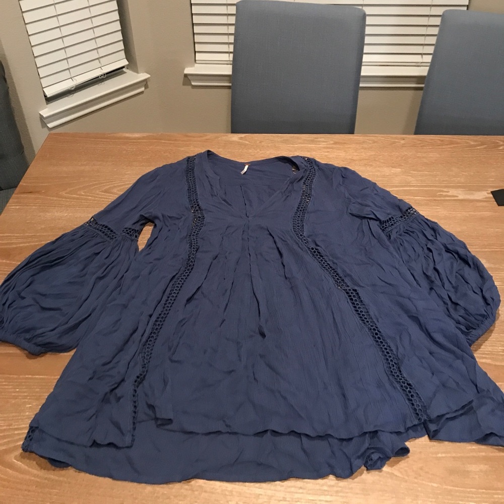 Dark Blue Tunic Top