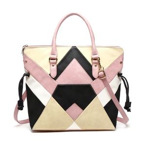 Anna Ricci Handbag Dazzie Dimensional Tote Bag