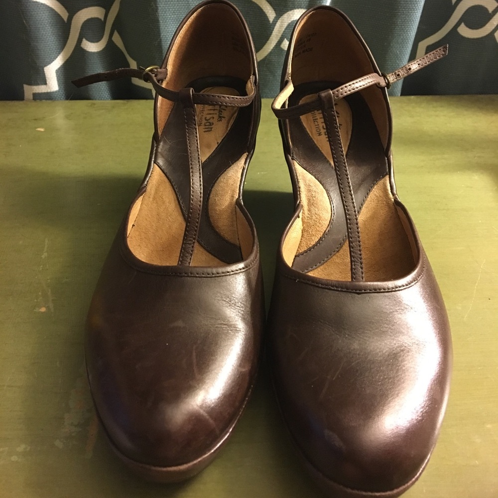 Clarks Artisan Collection Brown Wedges Size 10M