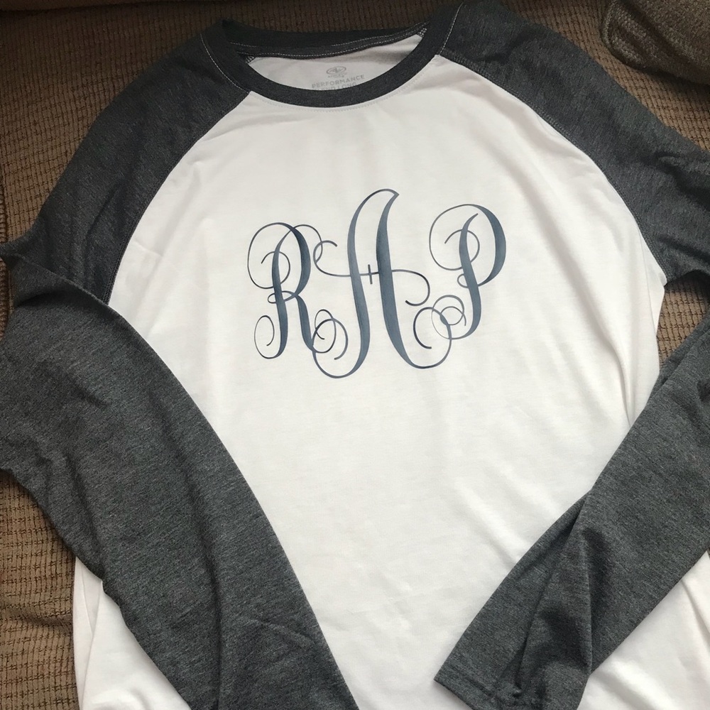 Personalized raglan shirt!