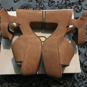 Aldo Suede chunky platform sandal