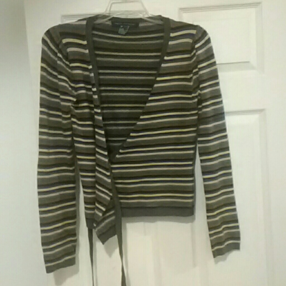 French Connection Unique Tie Around Sweater