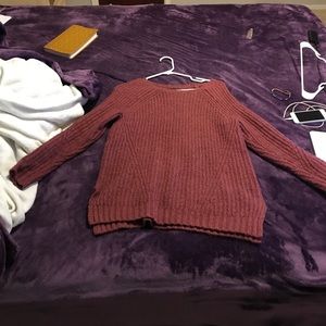American eagle pink sweater