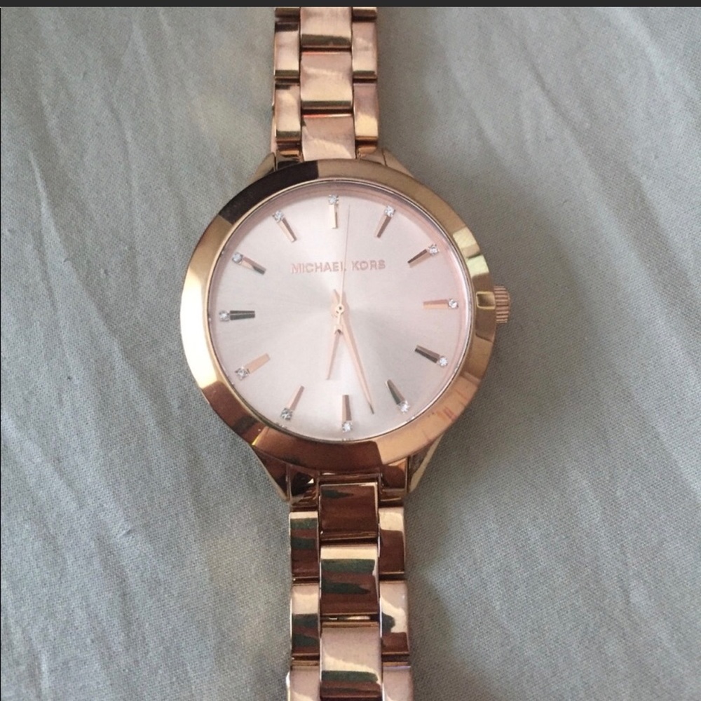Rose gold MK( Michael KORS) watch