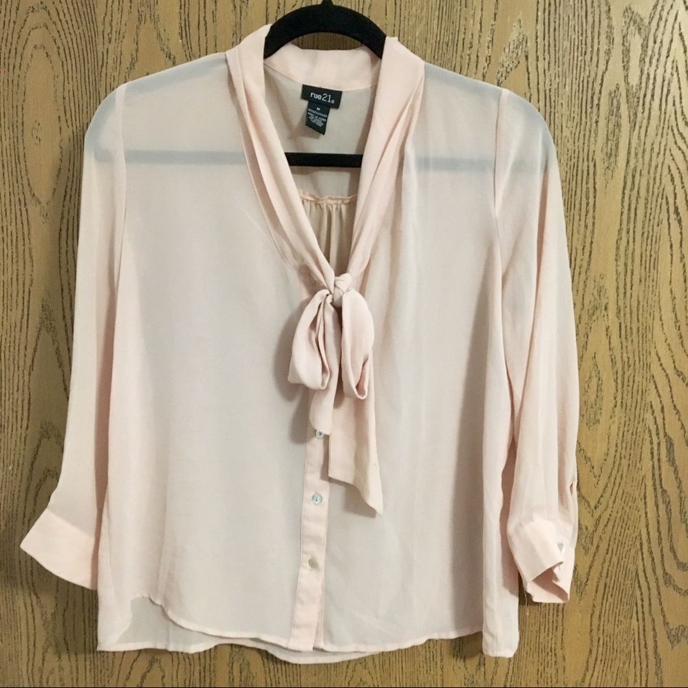 Blush blouse