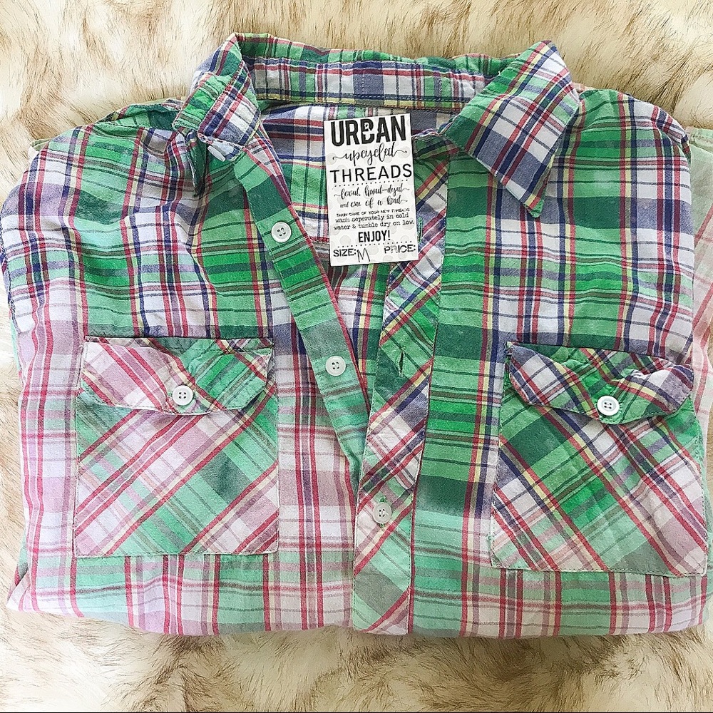 Urban Upcycled Threads Flannel