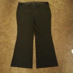 Plus Size Women's Black Slacks