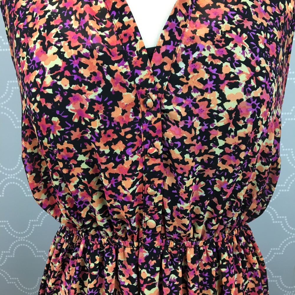 Torrid | sleeveless fit and flare floral dress - Picture 3 of 5
