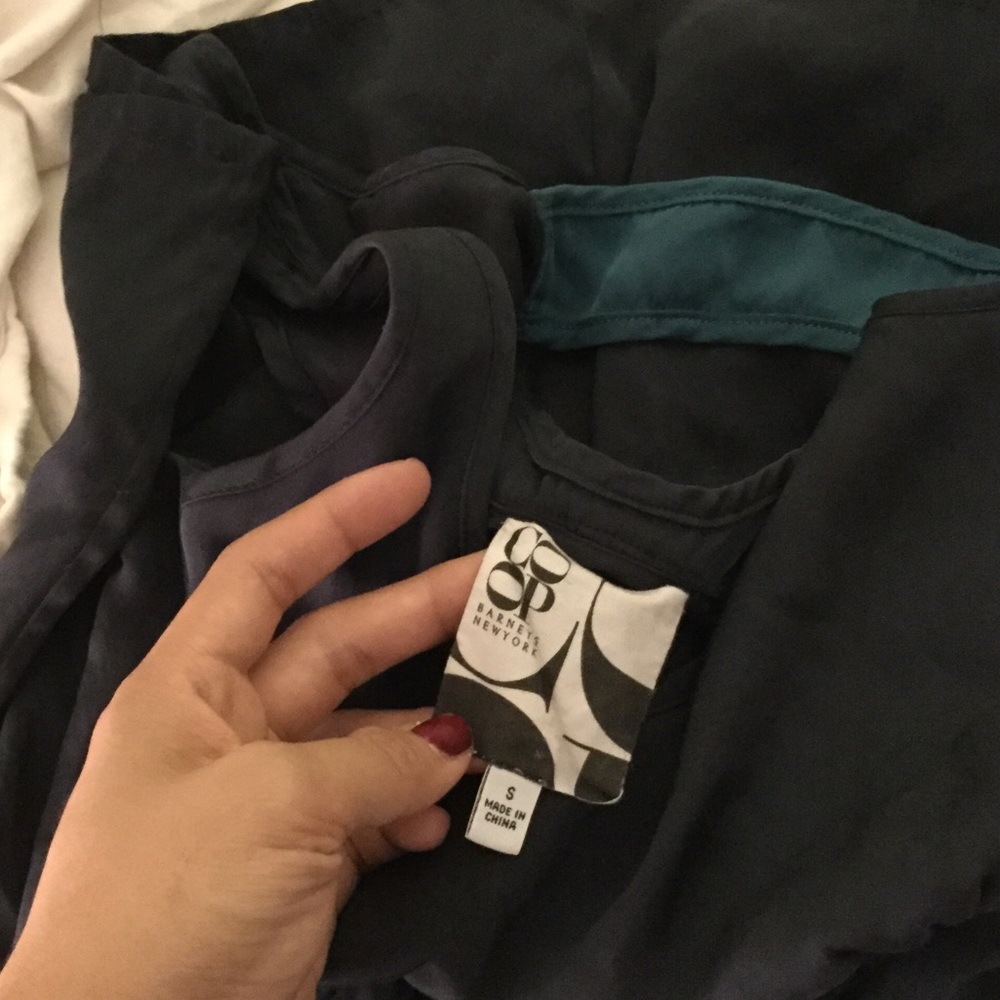Blue Silk Barney co-op dress-last chance! - Picture 3 of 4