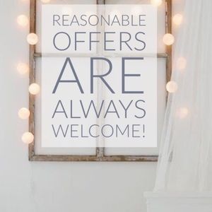 Offers Are Welcomed💗