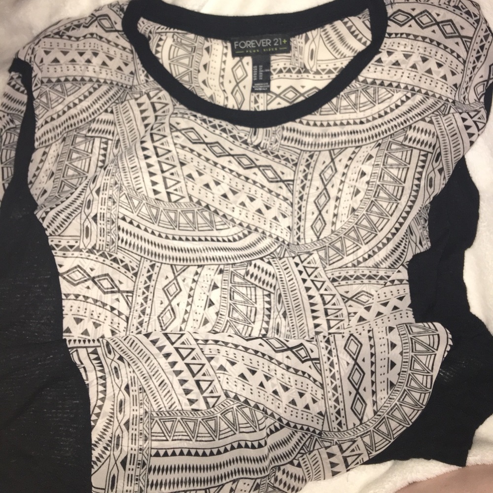 Semi sheer top from forever 21
