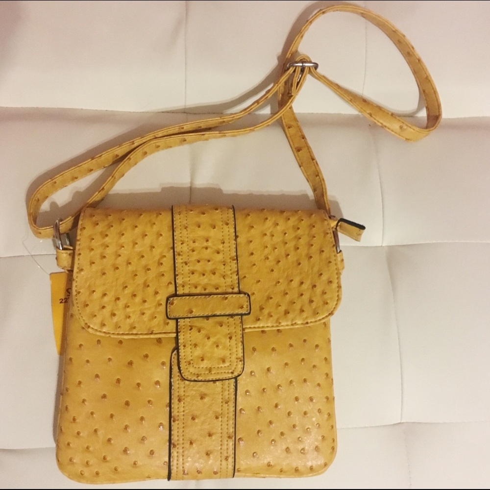 Soft Yellow Crossbody Purse