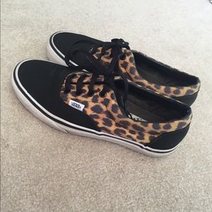 Women’s leopard print vans