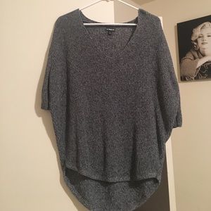 Express chunky v-neck sweater