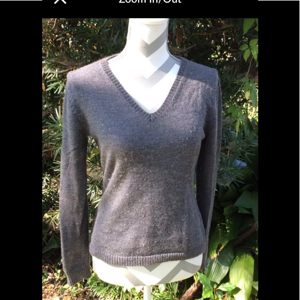 Garnet Hill Merino 100% Wool Sweater Size Small S