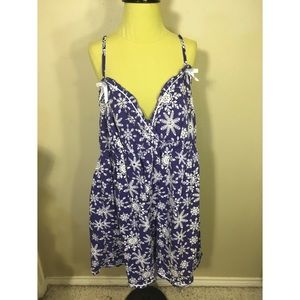 Cacique Snowflake Teddy Nighty- 22/24