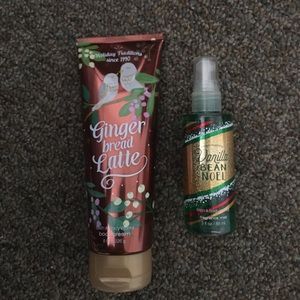 Bath and body works body spray and lotion