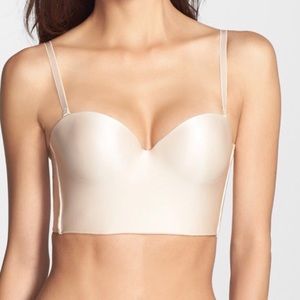 Felina Bra Strapless Corset Nude NWOT
