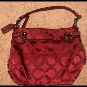 Burgundy Coach Purse
