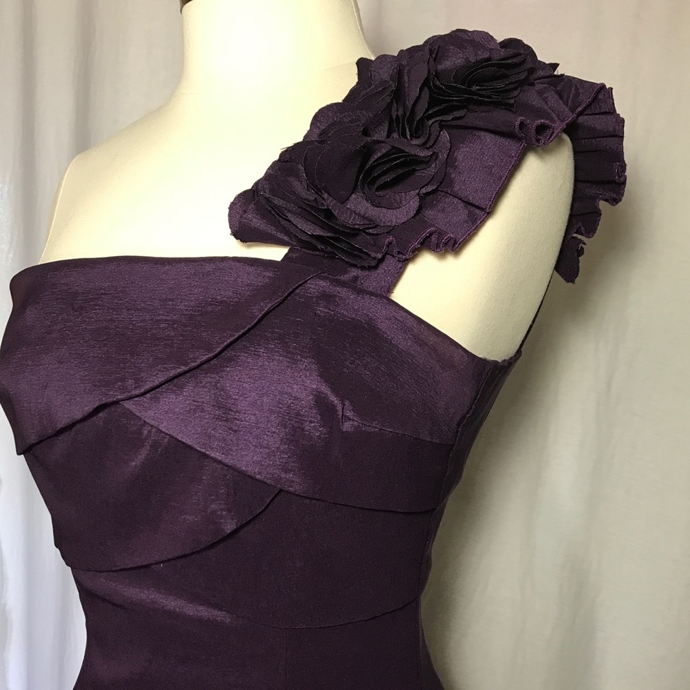 Alyn Paige Plum dress