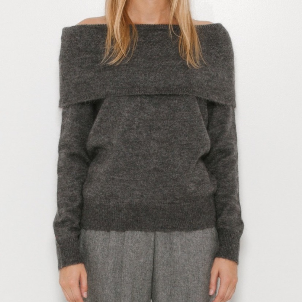 Designers Remix Fino off shoulder sweater