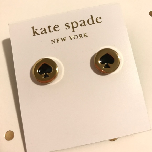 Kate Spade Spot the Spade Stud Earrings - Picture 4 of 4