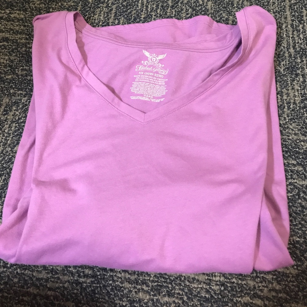 Lavender slouchy tee