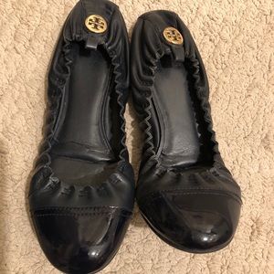 Tory Burch Navy Blue Size 10.5 Ballet Flats