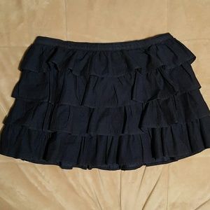 Express Ruffle Mini Skirt
