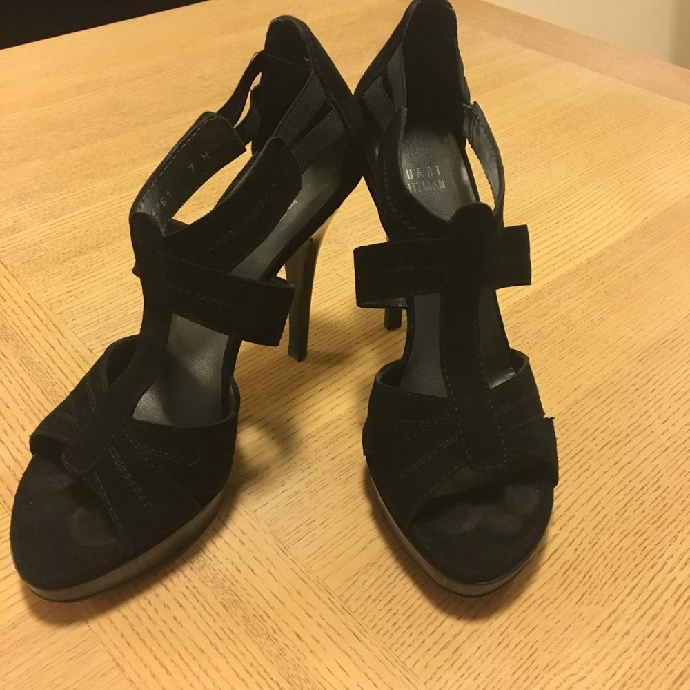 Suede Platform Pumps - image 5